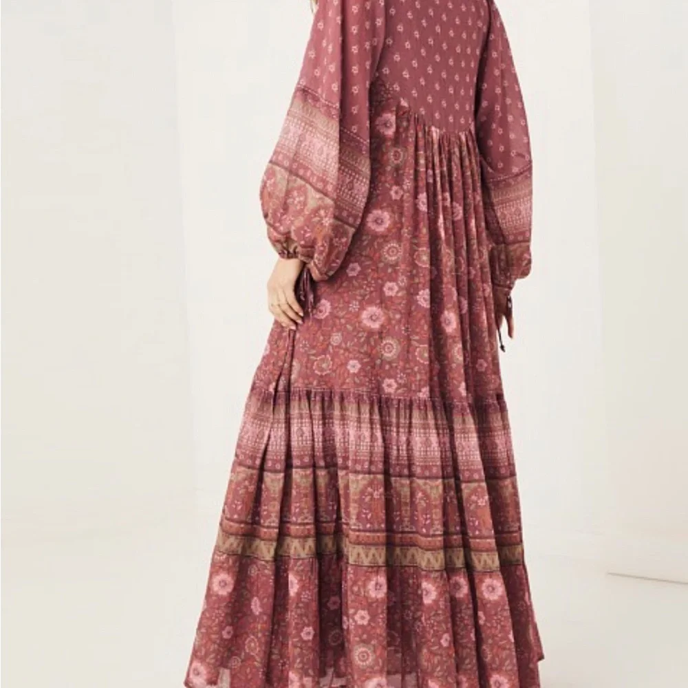NWT Spell & The Gypsy Utopia Gown Berry XS - Picture 5 of 6